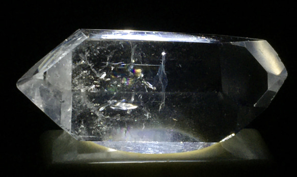 レインボー✨　エンジェルブレッシング　ダブルポイント  水晶　クリスタル　磨き 7枚目の画像