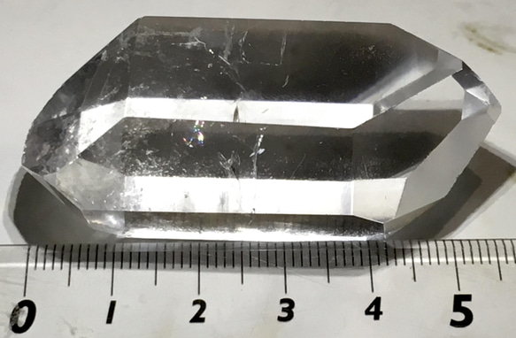 レインボー✨　エンジェルブレッシング　ダブルポイント  水晶　クリスタル　磨き 9枚目の画像