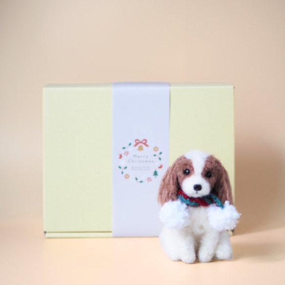 羊毛フェルト　キャバリア 羊毛フェルトで作るキャバリアの作り方☆ - YouTube