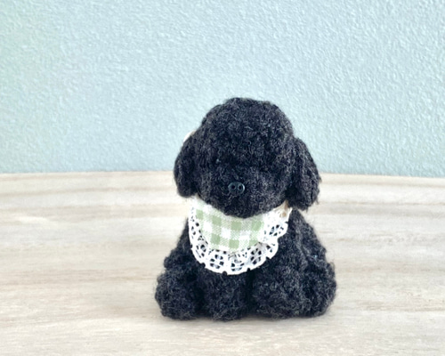 いつでもいっしょ♪ ふわふわ羊毛フェルトの小さな濃いグレートイ