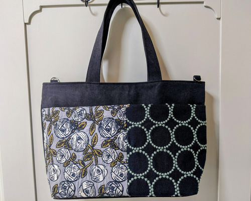 s*o様 ミナペルホネンrosy mint トートバッグ ハンドメイド ミナペルホネン・メッツァグリーンBag【metsa/green】2wayトートバッグ