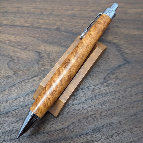 新作】花梨瘤杢 シャープペンシル No.371 ペン・筆記用具 工房