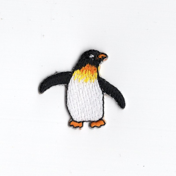【送料無料】ワッペンS　ペンギン 1枚目の画像