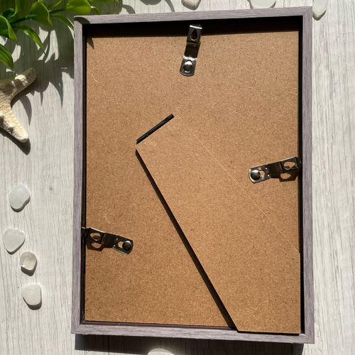 シーグラス シマエナガ ツリー 木に止まる鳥 シーグラスアート