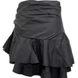 Irregular Frill Mermaid Mini Skirt (black) ミニスカート ブラック 黒 ストリ 6枚目の画像