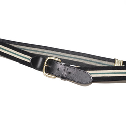 RETRO COLOR LINE BELT (black) ベルト ブラック 黒 カジュアル 2枚目の画像