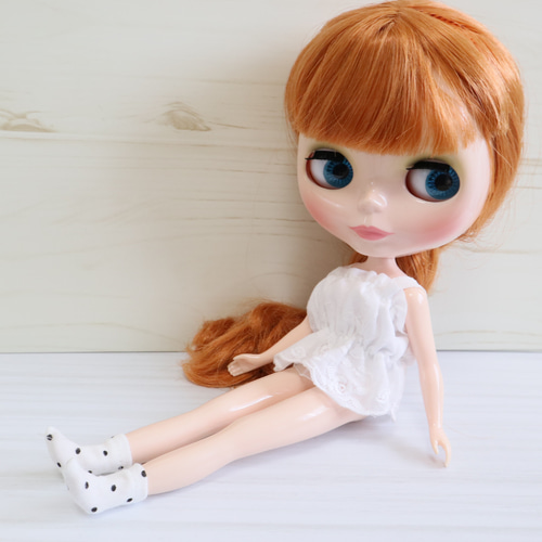 送料無料）ブライス、リカちゃん、アイシードール、ショート2足靴下  