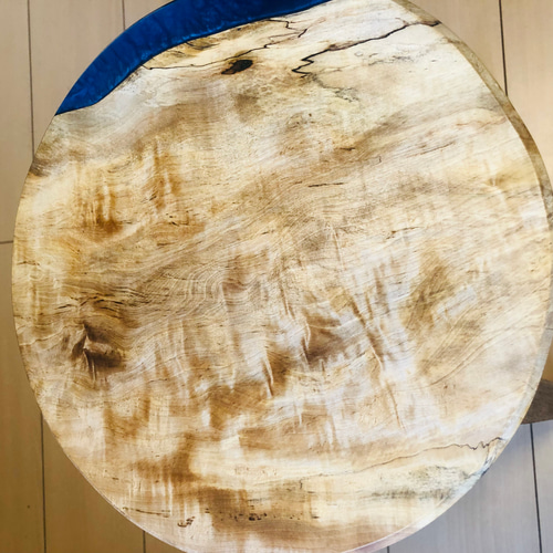 スツール 栃の木 レジン チェア 観葉植物 椅子（チェアー）・スツール