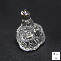 香水 瓶 ボトル「あやめ」ミニ ガラス瓶 アトマイザー 小瓶 キャップ付 メモリーオイル　エイシャントオイル　透明瓶 4枚目の画像