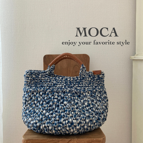 toromecoさま　裂き編みアレンジかごバッグ toromecoさま 裂き編みアレンジかごバッグ