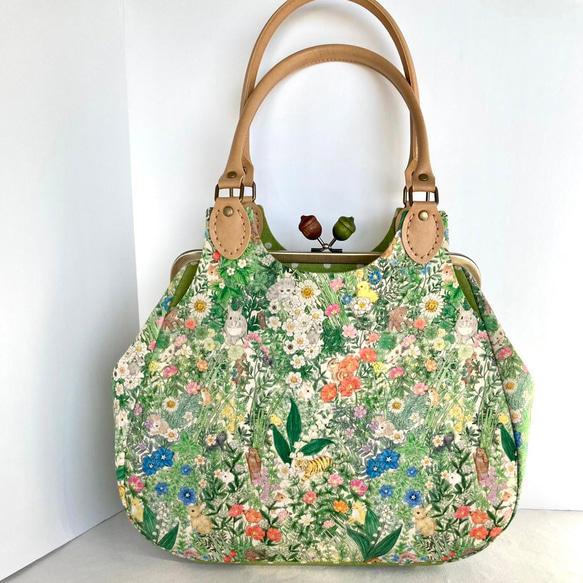 オーダーページ あおりがま口バッグ みっきー 特大あおりがま口バッグ