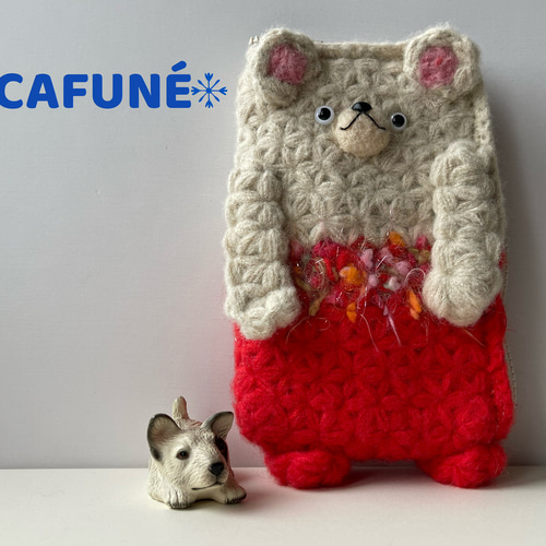 ハンドメイド：ふかふかペーパーポーチ/ペーパーバッグ/くまちゃん 2342748185.jpg?1723345813