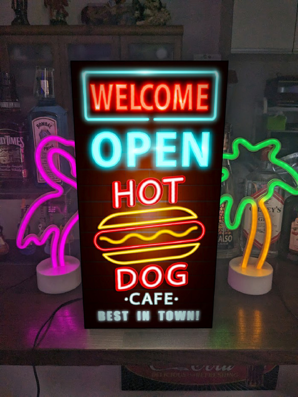 Lサイズ】ホットドッグ サンドイッチ ソーセージ パン 店舗 キッチン