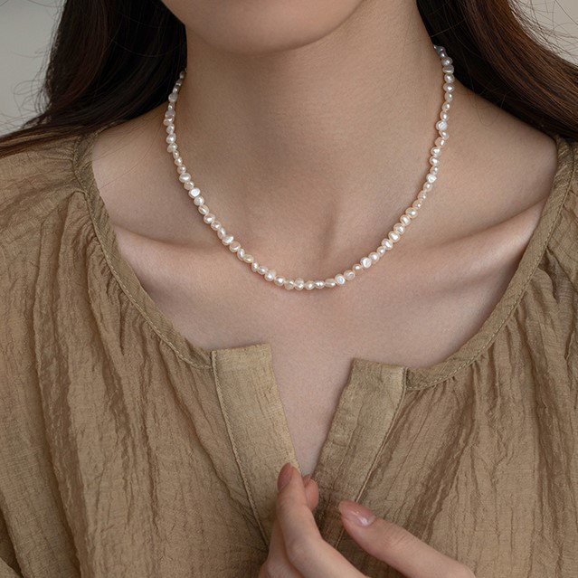 淡水パールのネックレス　淡水真珠　淡水パール　真珠　6月の誕生石 夏の誕生石2024