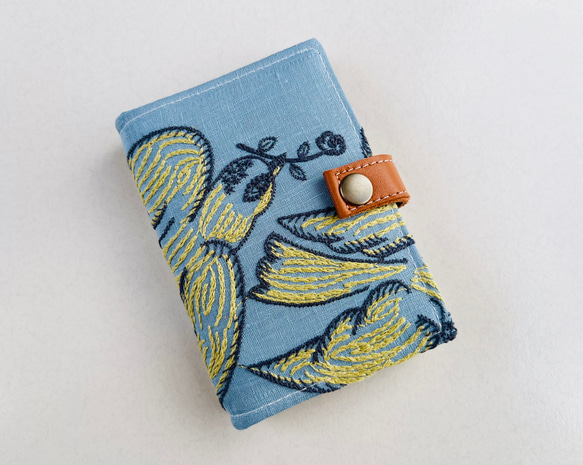 ミナペルホネン 本革カードケース following day タンバリン 20枚収納  