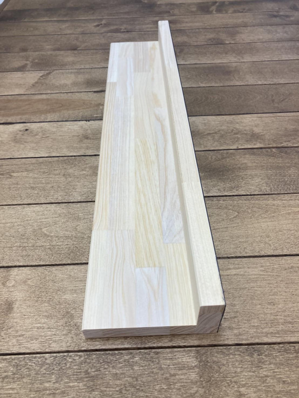 木製マグネットシェルフ　 パイン集成　740×150×20 4枚目の画像