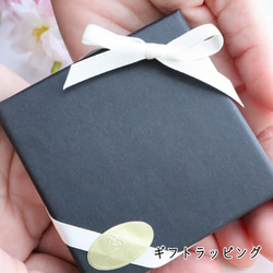 [発送2日内]桜とビジューリーフ　ブローチ[ホワイト/ピンク] 8枚目の画像