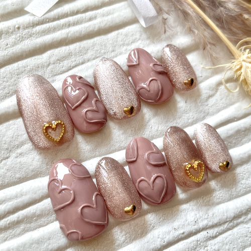 ネイルチップ ハンドメイド マグネットネイル #9 拾う ネイルチップ ハンドメイド マグネットネイル #9 拾う
