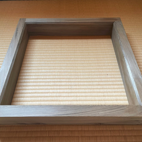 茶道具】神大杉の炉縁 ※受注生産となります その他インテリア雑貨 茶の
