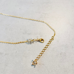 天然クリスタルのシンプルチョーカー・ネックレス　～ natural crystal necklace  ～ 9枚目の画像