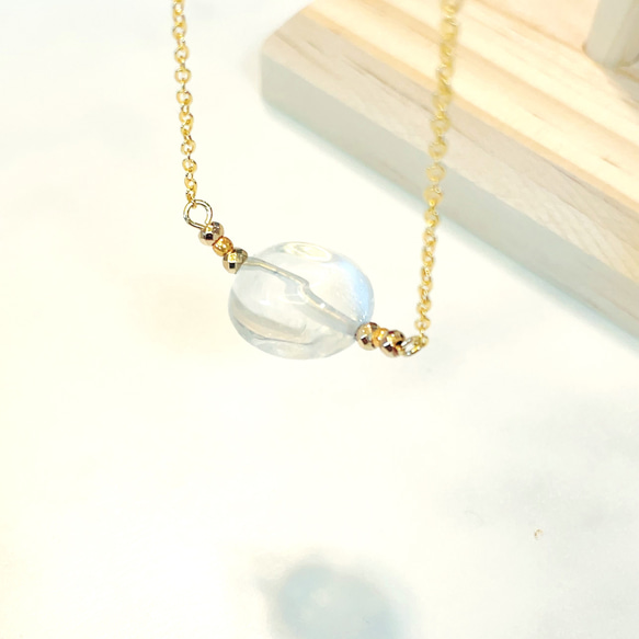 天然クリスタルのシンプルチョーカー・ネックレス　～ natural crystal necklace  ～ 6枚目の画像