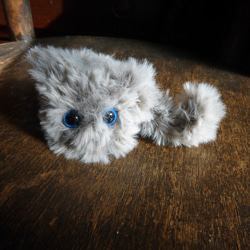 モフモフ猫のシュシュ（送料無料） 1枚目の画像