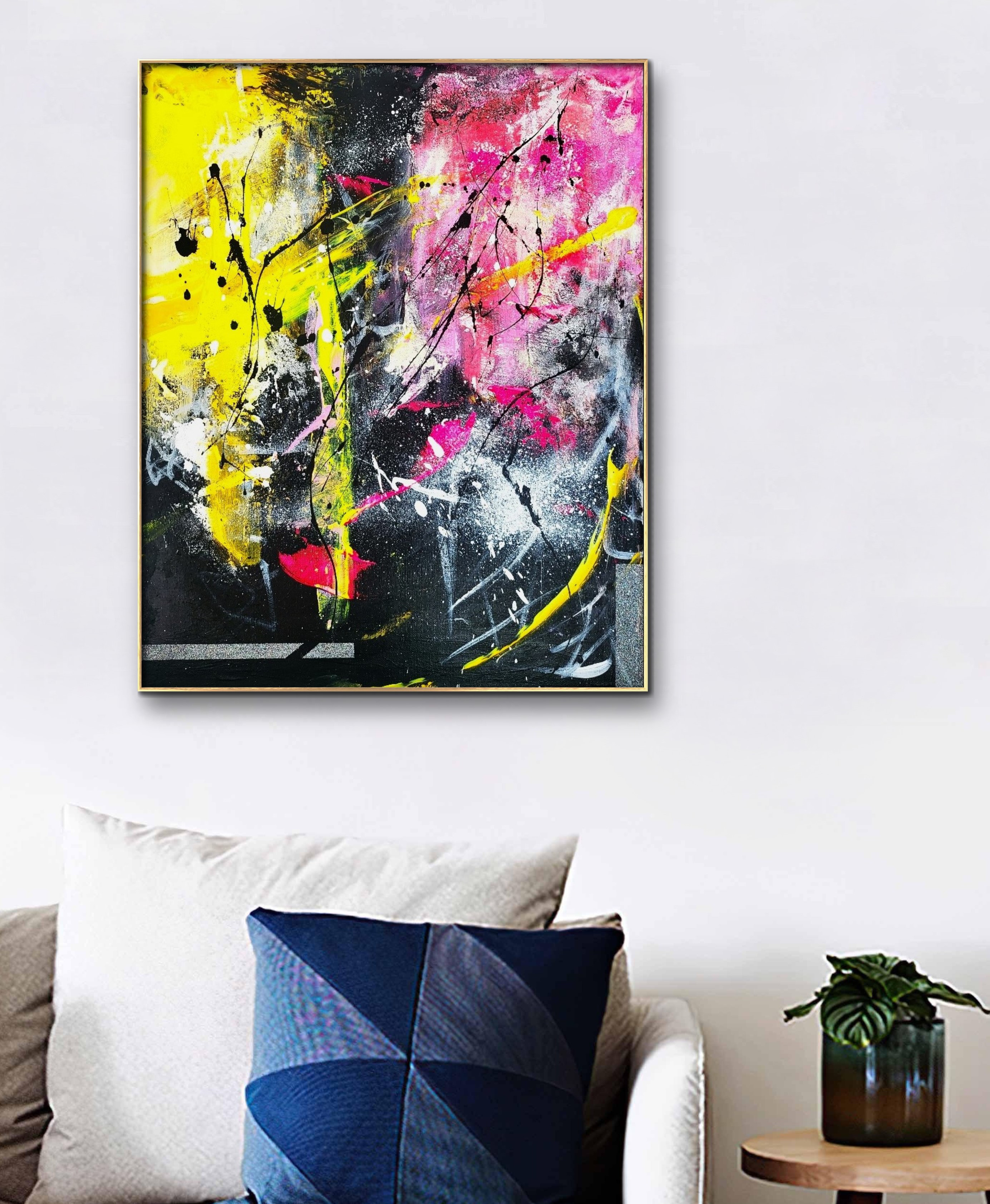 ループNo1.醒 / 抽象画 46×38㎝ F8 インテリア おしゃれ モダン