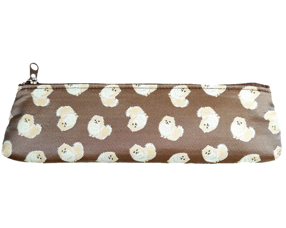 【Iruyo】ペンケース　ポメラニアン柄【イベント販売・通販限定】 1枚目の画像