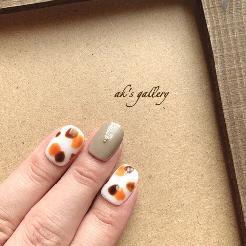 三毛猫ネイル ネイルチップ（つけ爪） ak 
