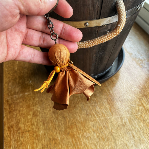 お守り 革で作ったてるてる坊主 入園入学2024 その他雑貨 HAKODATE