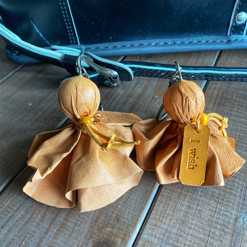 お守り 革で作ったてるてる坊主 入園入学2024 その他雑貨 HAKODATE