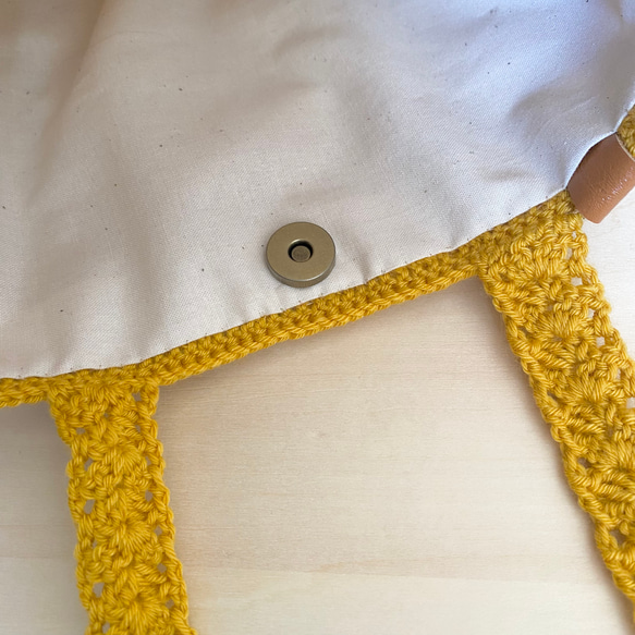 パイナップル編みのマルシェバッグ　春コーデ　肩掛け　マスタードイエロー　てあみ　ニットバッグ　ナチュラル 人気・おすすめ｜使いやすい・旅行におすすめ 品質保証 全国発送 正規品・日本国内発送・安心保証付き