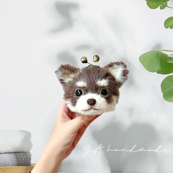 巧克力吉娃娃包包 |寵物 動物 狗狗 口金包 客製 送禮 可愛 第1張的照片