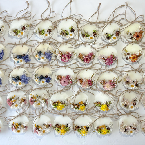 【お問い合わせ専用】ボタニカル アロマワックスサシェ Botanical bouquet C♡オシャレなアロマサシェ《○○の香り