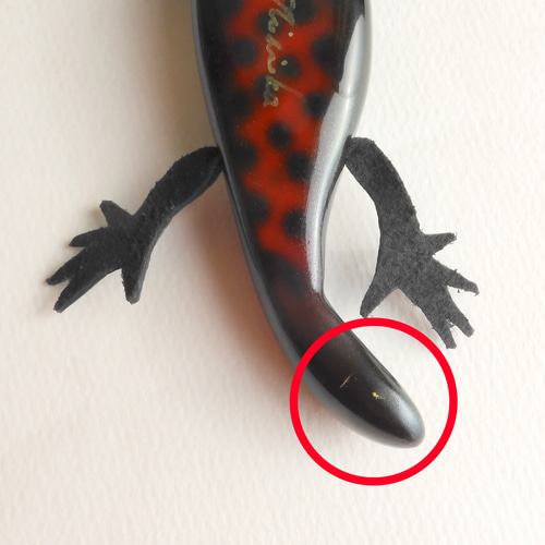 アカハライモリ / wooden bellied newt その他置物 工房西岡