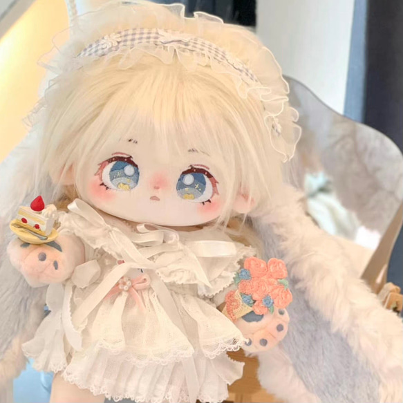 レースプリンセスドレス 3セット 20cm 着せ替えぬいぐるみ用服