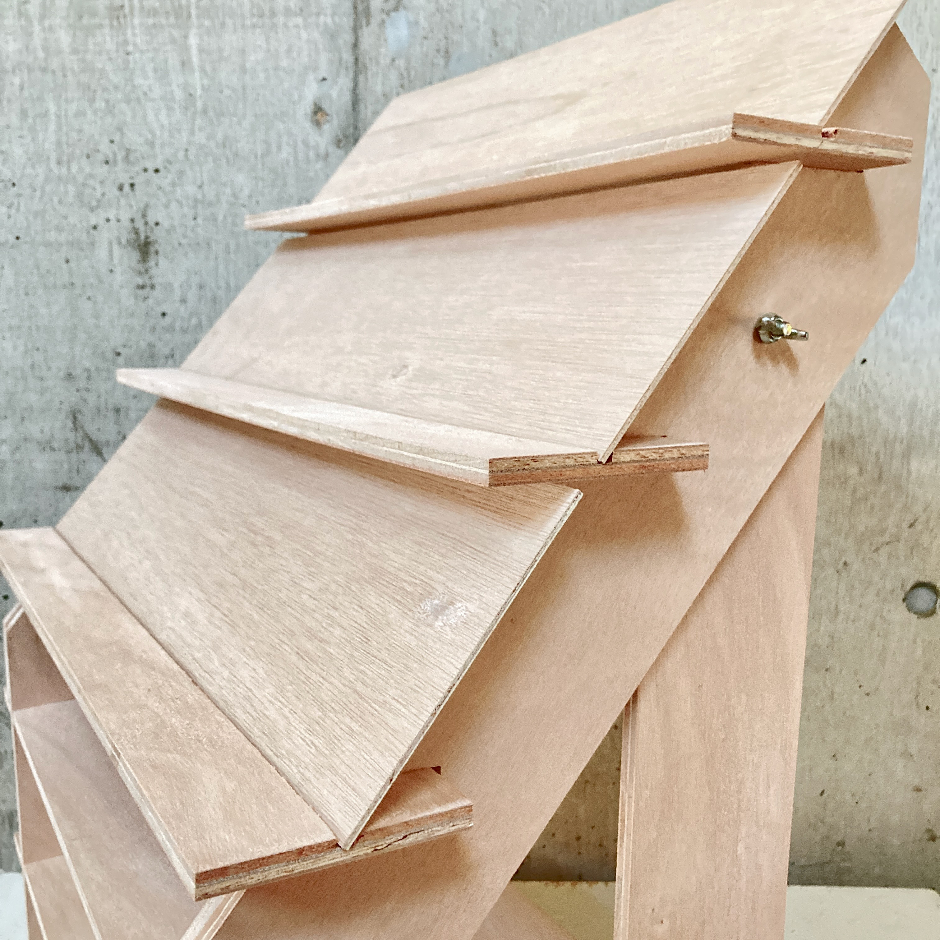 什器 ひな壇スリムアクセ5段/背面1段/50幅/普通合板〈上質材〉 3Way イベント什器 ディスプレイ 什器 什器 ひな壇スリムアクセ5段/背面1段/50幅/普通合板〈上質材〉 3Way イベント什器 ディスプレイ 什器