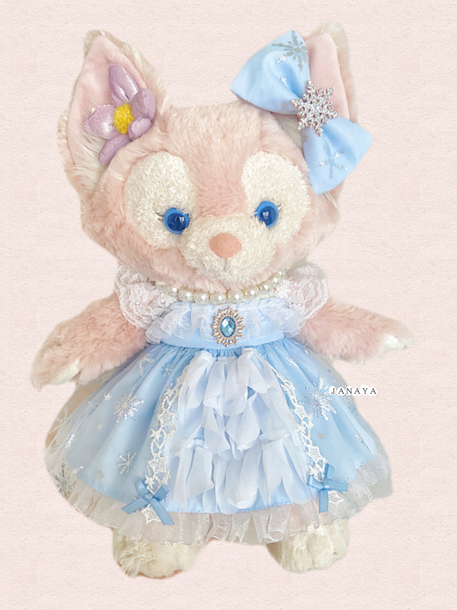 【激安通販 オンラインショップ】 リーナベル　ショルダー　コスチューム　ハンドメイド　服　妖精　レースブルー クラフト・布製品