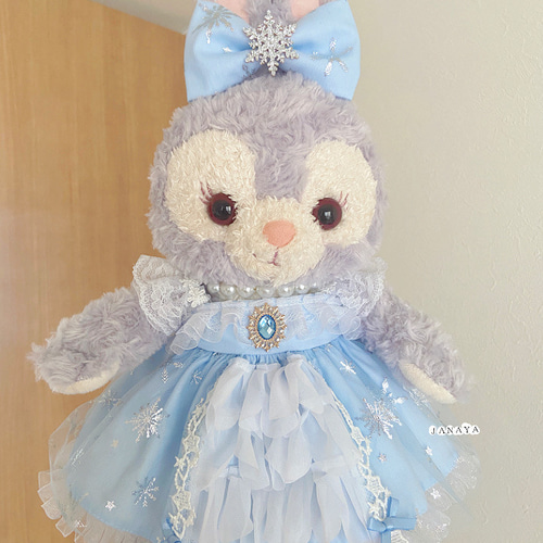 JANAYA ステラルー リーナベル コスチューム 水色雪柄レースワンピース