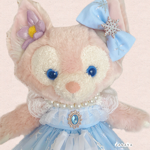 JANAYA ステラルー リーナベル コスチューム 水色雪柄レース