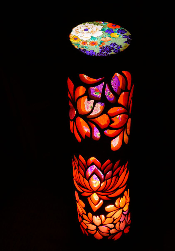 曲がり竹★竹灯り・竹あかり・竹灯籠　～～ 癒しの灯り　華衣ライン★蓮水★～～ 曲がり竹★竹灯り 竹あかり 竹灯籠　～～