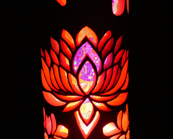 曲がり竹★竹灯り・竹あかり・竹灯籠　～～ 癒しの灯り　華衣ライン★蓮水★～～ 曲がり竹★竹灯り 竹あかり 竹灯籠　～～