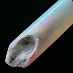 【鉱物 標本 化石 蛋白石 潜晶質 原石】オーストラリア ベレムナイト オパール ホワイト 20枚目の画像