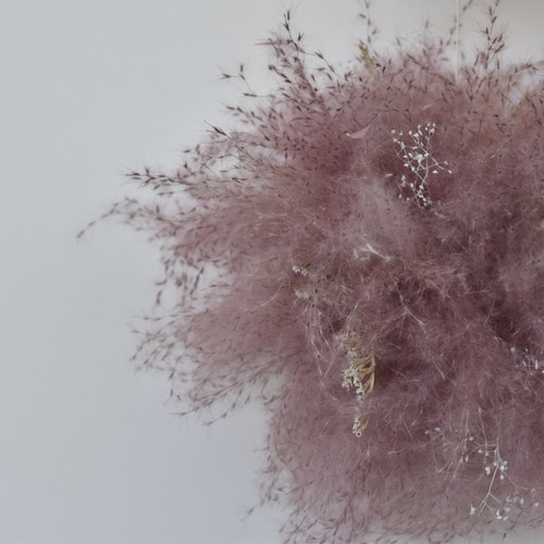 パンパスボール Sサイズ1個/ ベビーピンク、ホワイト、アッシュピンク