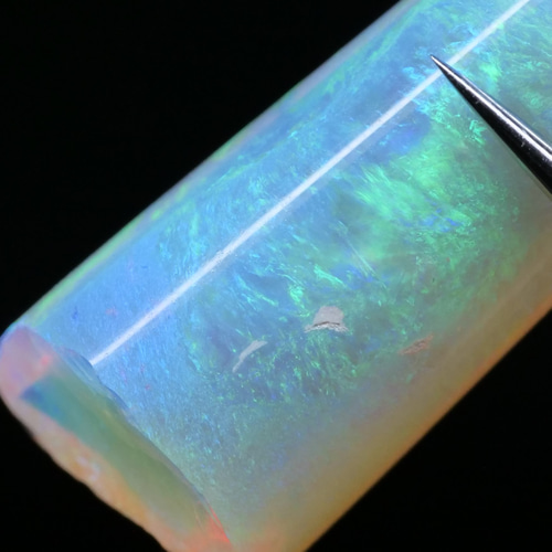 鉱物 標本 化石 蛋白石 潜晶質 原石】オーストラリア ベレムナイト