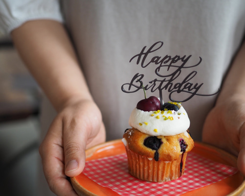 アクリル】ケーキトッパー/Happy Birthday（Sサイズ） その他雑貨