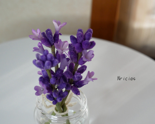 専用　フレンチラベンダー　クレイフラワー 専用 フレンチラベンダー クレイフラワー