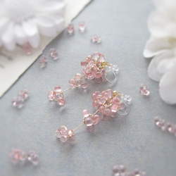 。Cherry blossoms。 earring／pierce*4275* 4枚目の画像