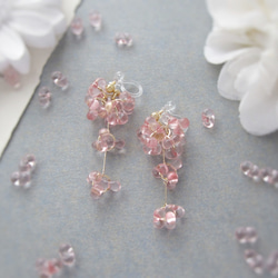 。Cherry blossoms。 earring／pierce*4275* 3枚目の画像