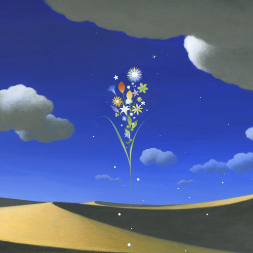 絵画 インテリア　絵　額付 (銀）油絵　F6-G252023　風景 祈り希望奇跡 絵画 インテリア 絵 油絵 F6-G252023 風景 (祈り希望と奇跡